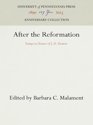 cover image of After the Reformation
